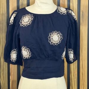 FREE PEOPLE floral top